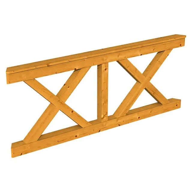 SKANHOLZ Brüstung, BxH: 210 x 84 cm, eiche hell, Holz