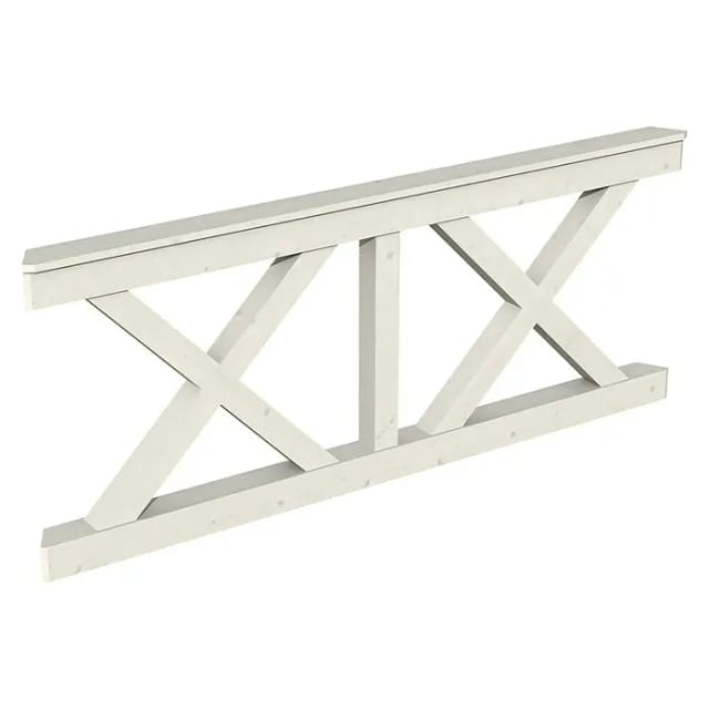 SKANHOLZ Brüstung, BxH: 210 x 84 cm, weiß, Holz
