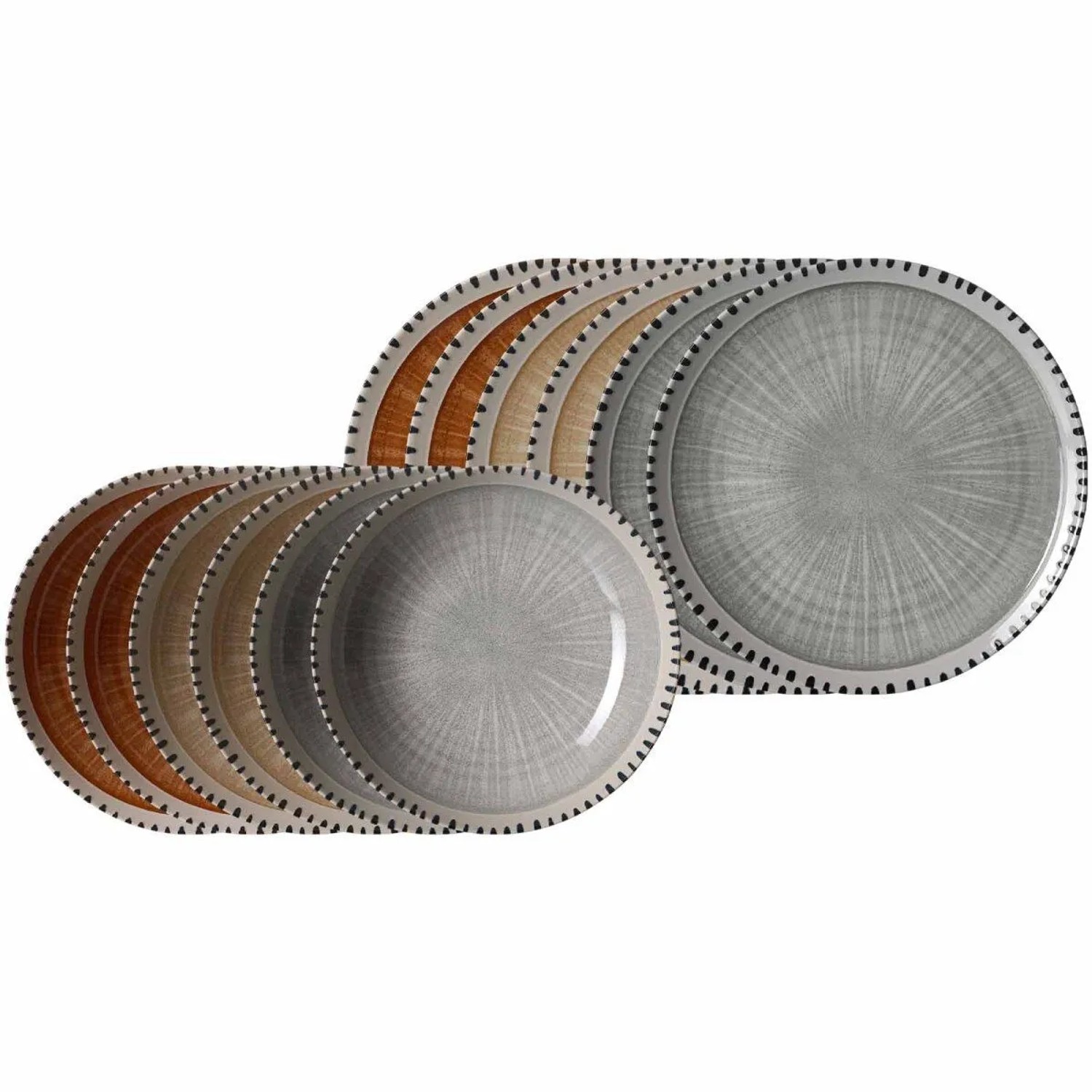 Ritzenhoff & Breker Natura Tafelservice 12-teilig Mix