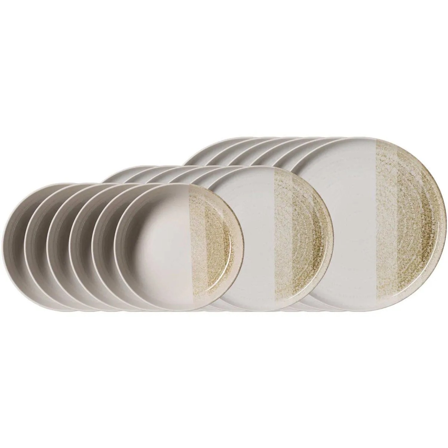 Ritzenhoff & Breker Trio Teller-Set 18-teilig Creme