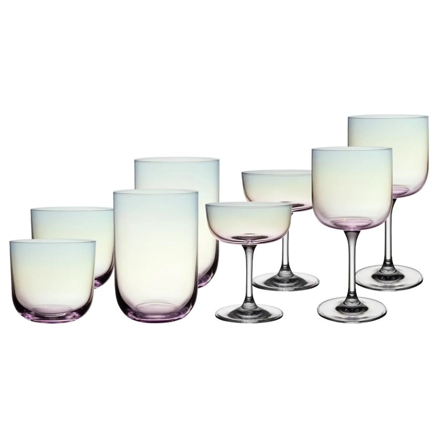 like. by Villeroy & Boch Like Glass Gläser Set 8-teilig Pearl