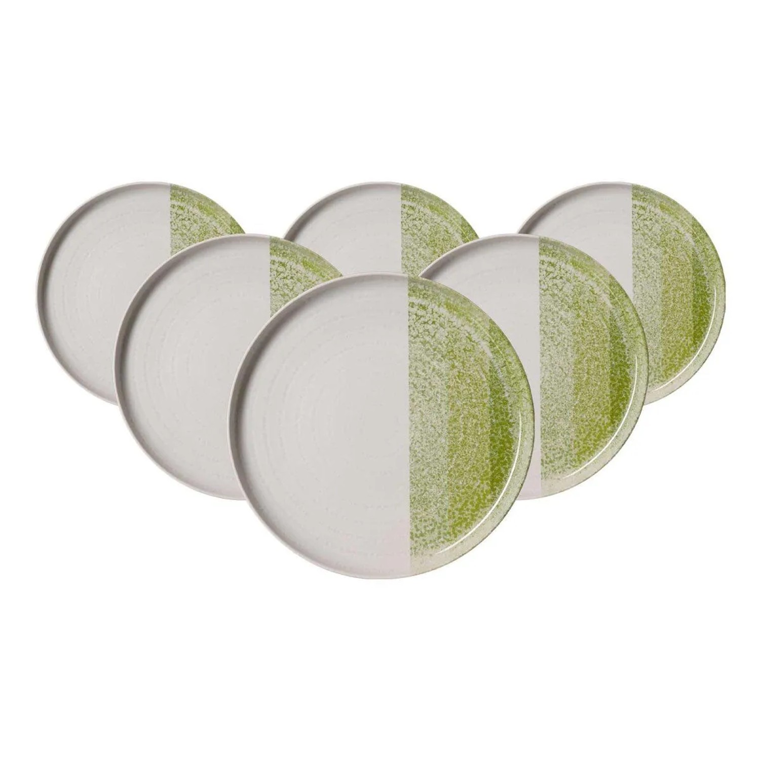 Ritzenhoff & Breker Trio Frühstücksteller 19,5 cm 6er Set Grün