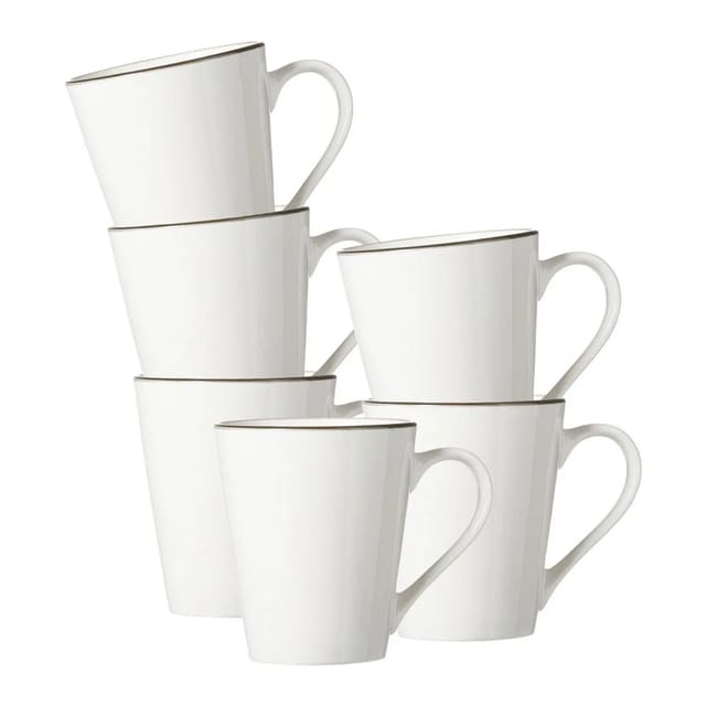 Ritzenhoff & Breker Adela Henkelbecher 300 ml 6er Set Grau