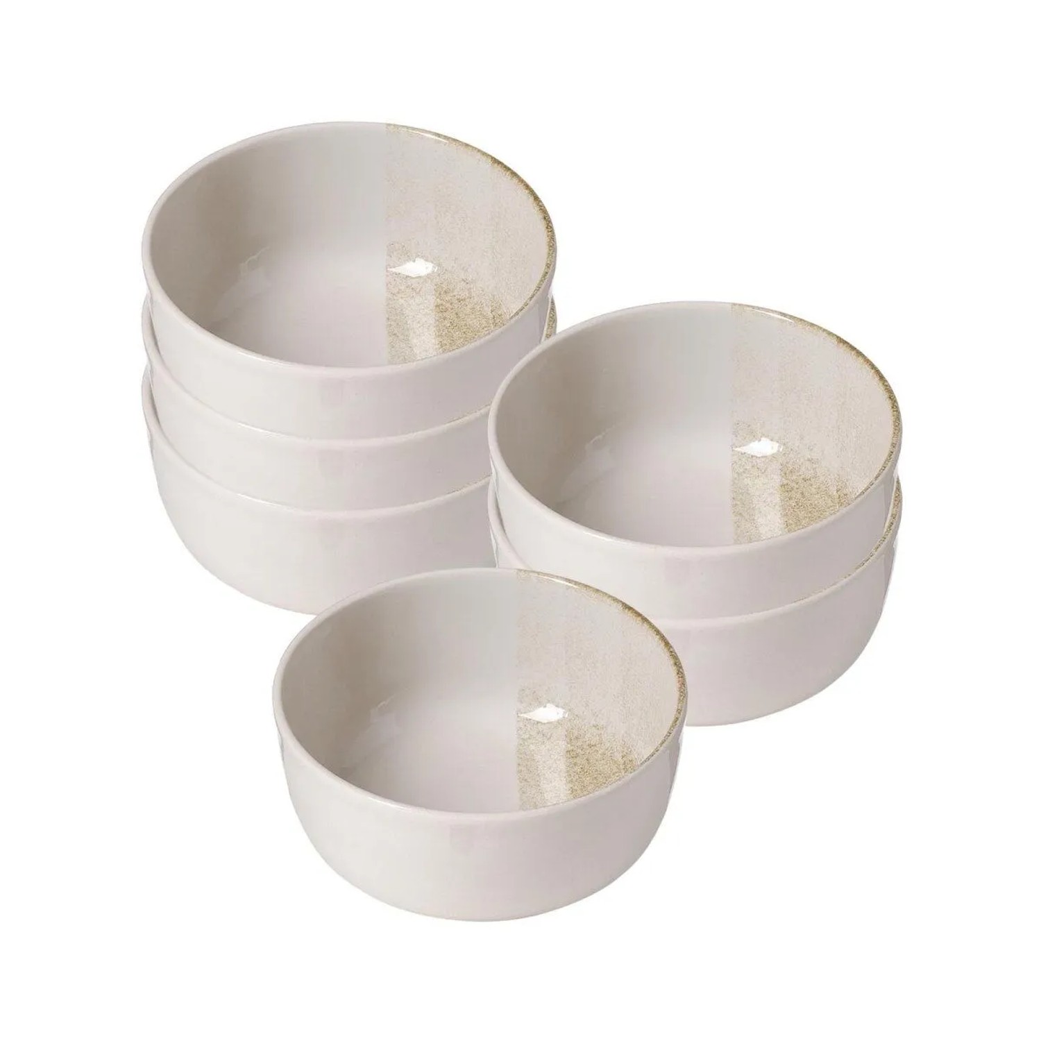 Ritzenhoff & Breker Trio Müslischale 14,5 cm 6er Set Creme