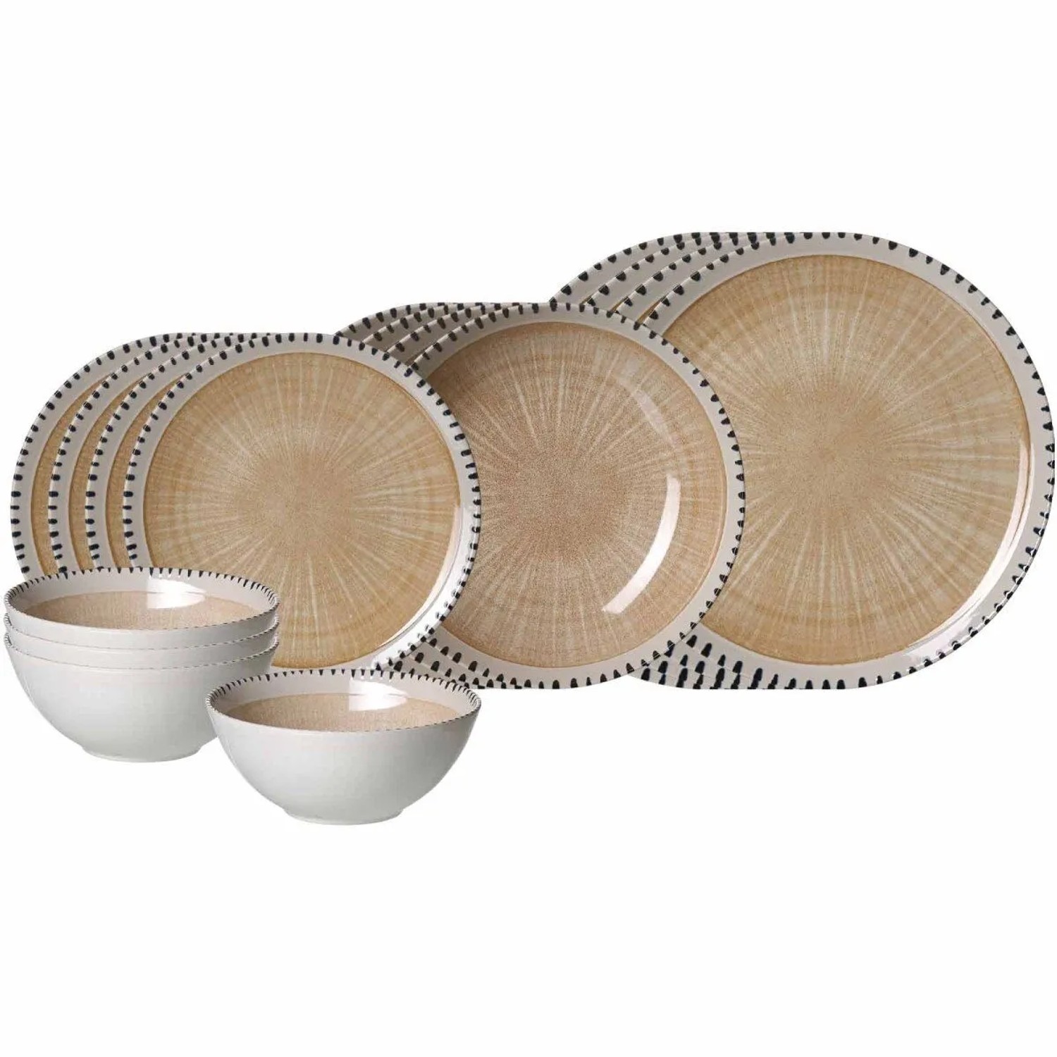 Ritzenhoff & Breker Natura Einsteiger-Set 16-teilig Creme