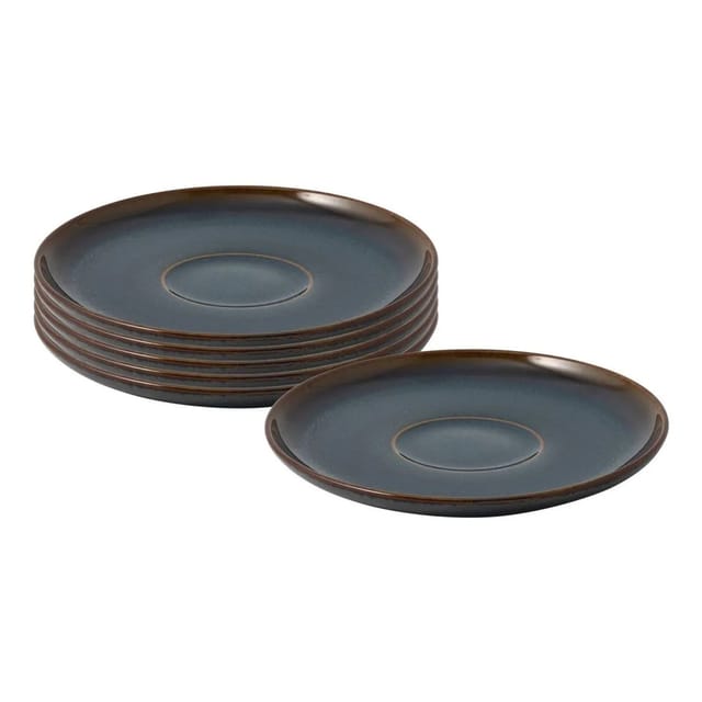 like. by Villeroy & Boch Crafted Kaffeeuntertassen 14,9 cm 6er Set Denim