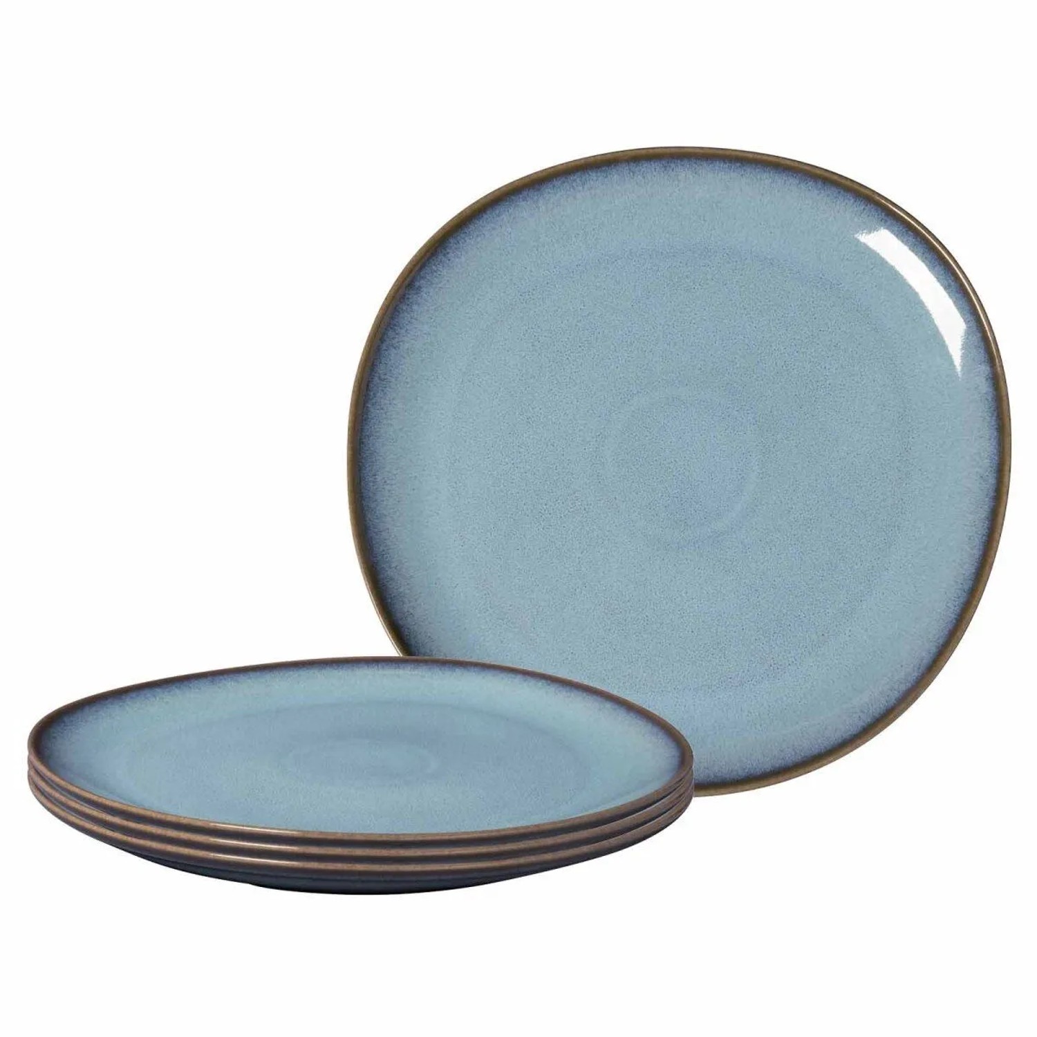 like. by Villeroy & Boch Lave Servierplatte 32 cm 4er Set Glacé