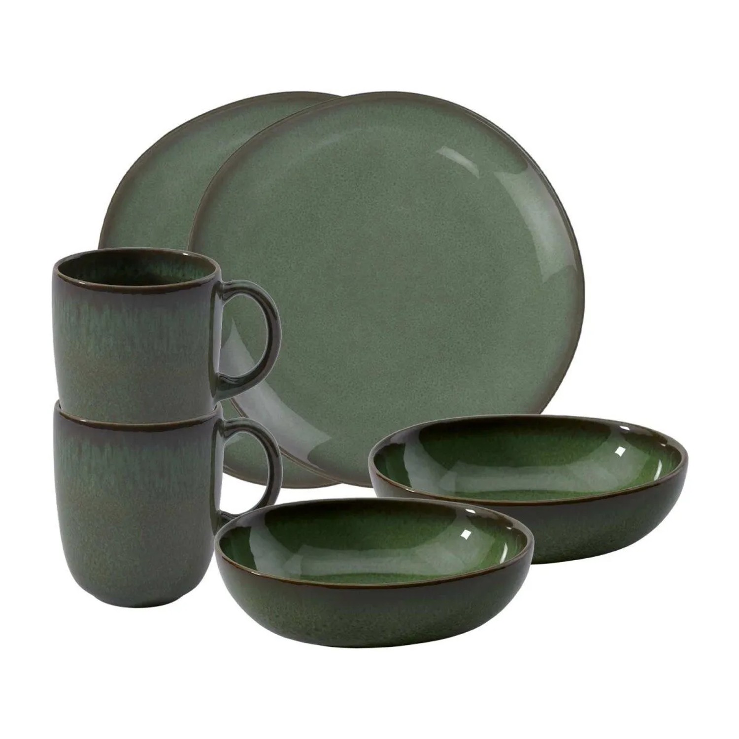like. by Villeroy & Boch Lave Frühstücks-Set 6-teilig Vert