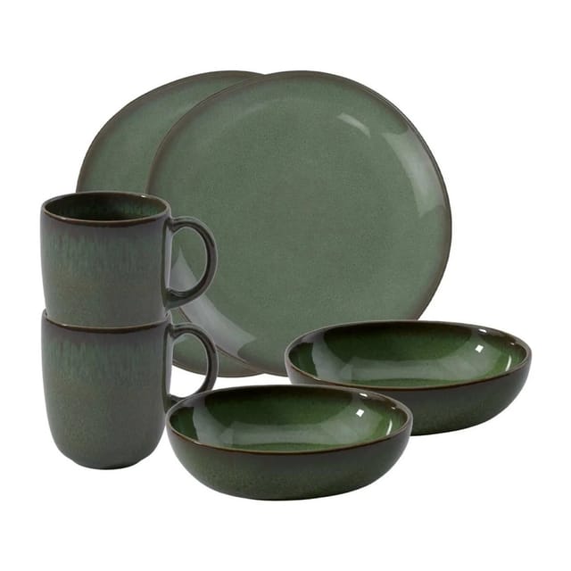 like. by Villeroy & Boch Lave Frühstücks-Set 6-teilig Vert