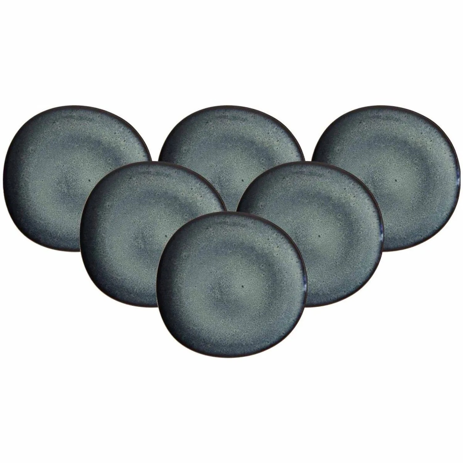 like. by Villeroy & Boch Lave Speiseteller 28 cm 6er Set Gris
