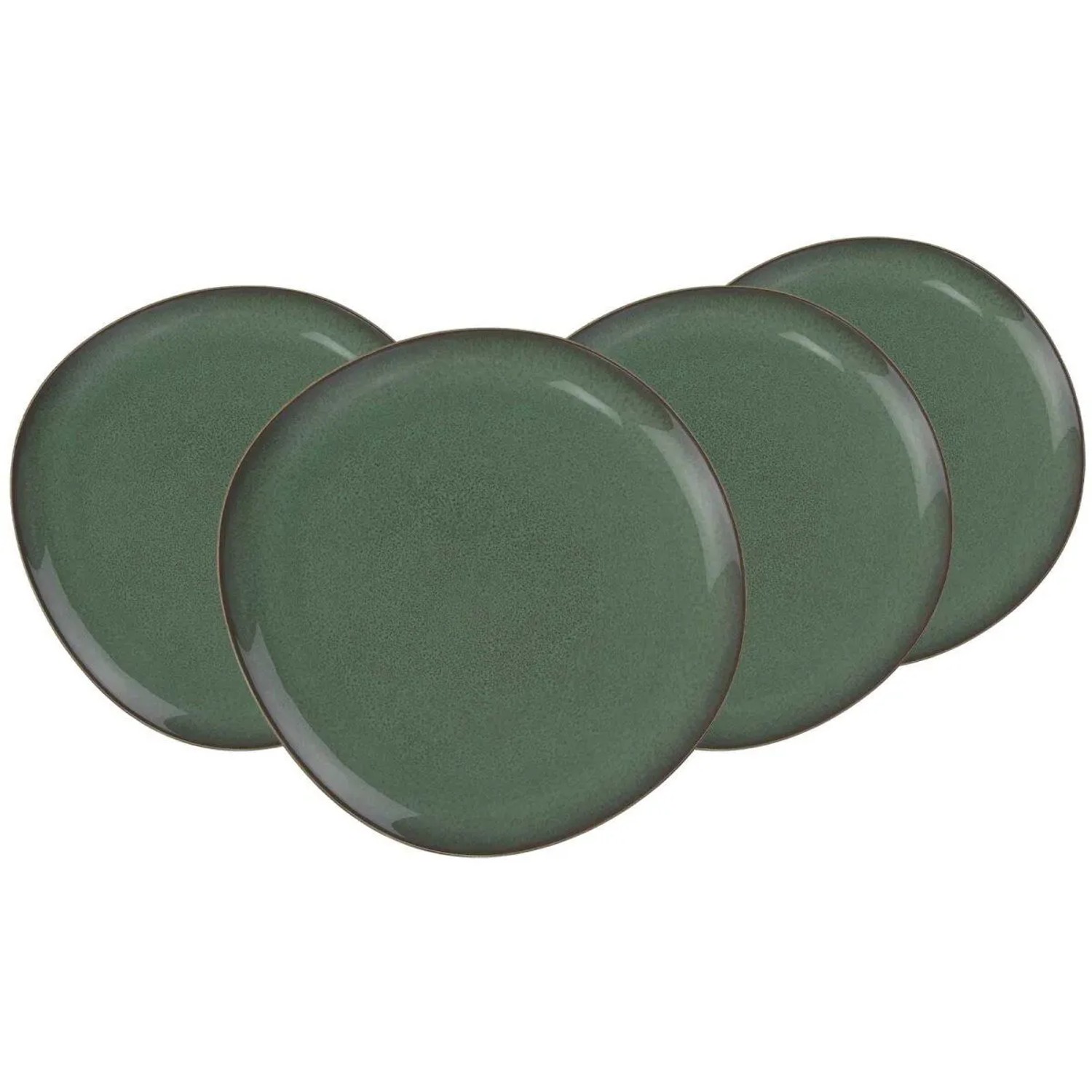 like. by Villeroy & Boch Lave Servierplatte 32 cm 4er Set Vert