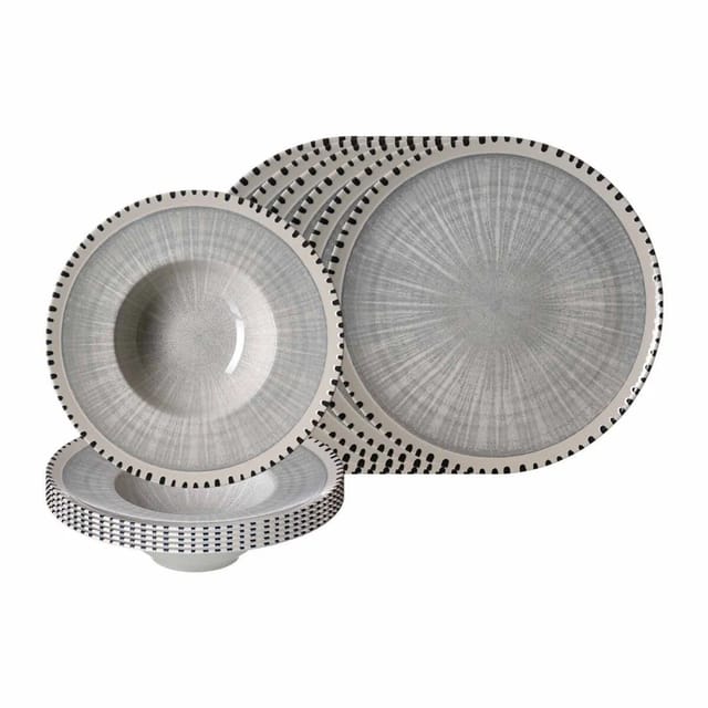 Ritzenhoff & Breker Natura Pizza- und Pasta-Set 12-teilig Grau