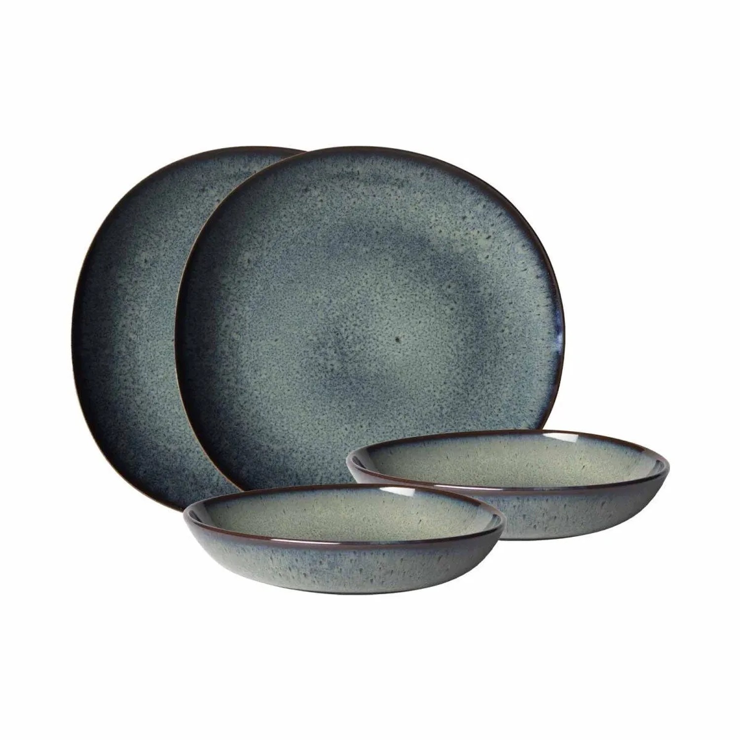 like. by Villeroy & Boch Lave Tafel-Set 4-teilig Gris