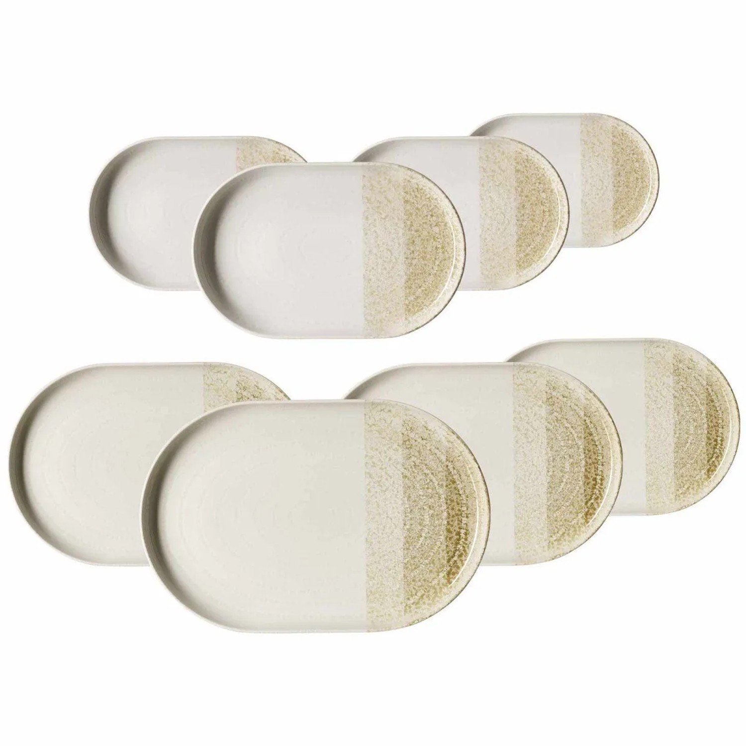 Ritzenhoff & Breker Trio Servierplatten-Set 8-teilig Creme