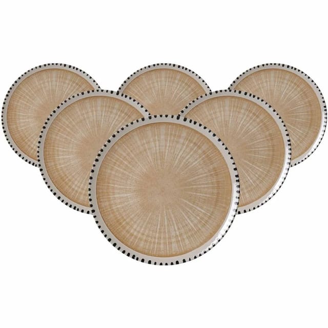 Ritzenhoff & Breker Natura Platzteller 32 cm 6er Set Creme
