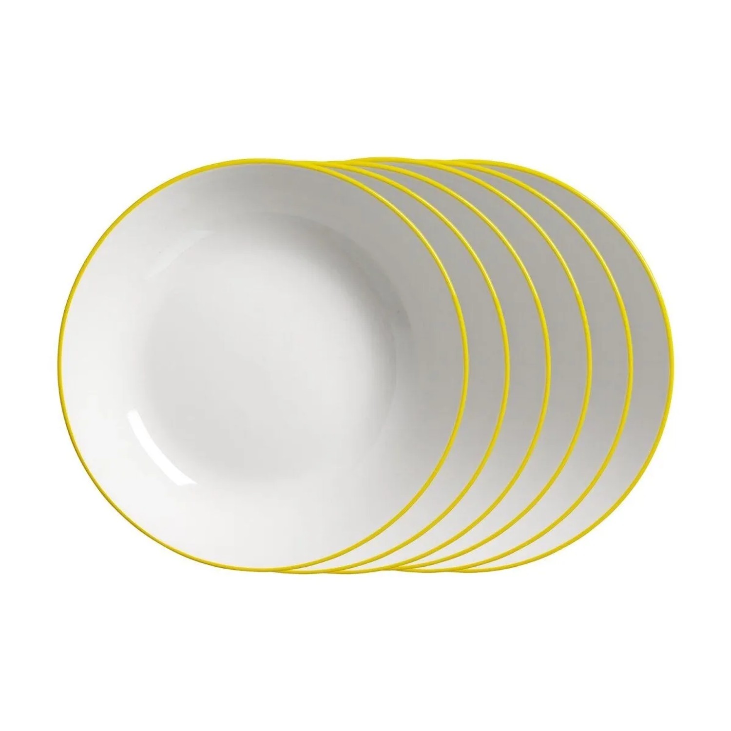 Ritzenhoff & Breker Adela Suppenteller 20 cm 6er Set Gelb