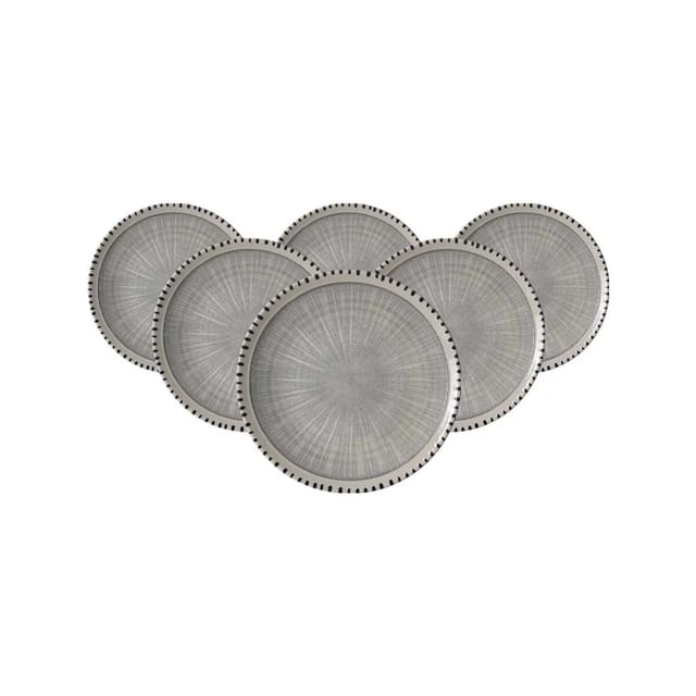 Ritzenhoff & Breker Natura Dessertteller 20,5 cm 6er Set Grau
