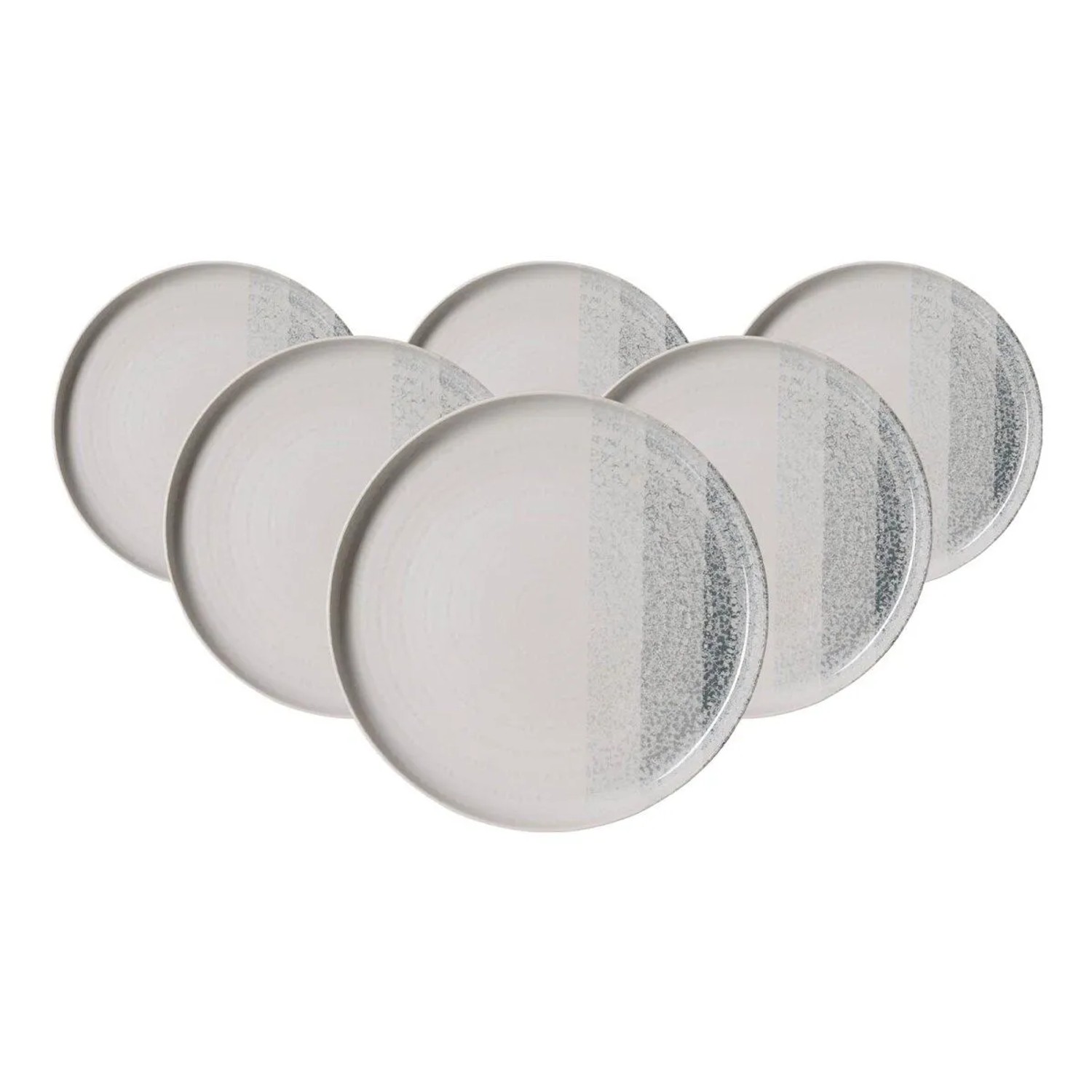 Ritzenhoff & Breker Trio Frühstücksteller 19,5 cm 6er Set Grau
