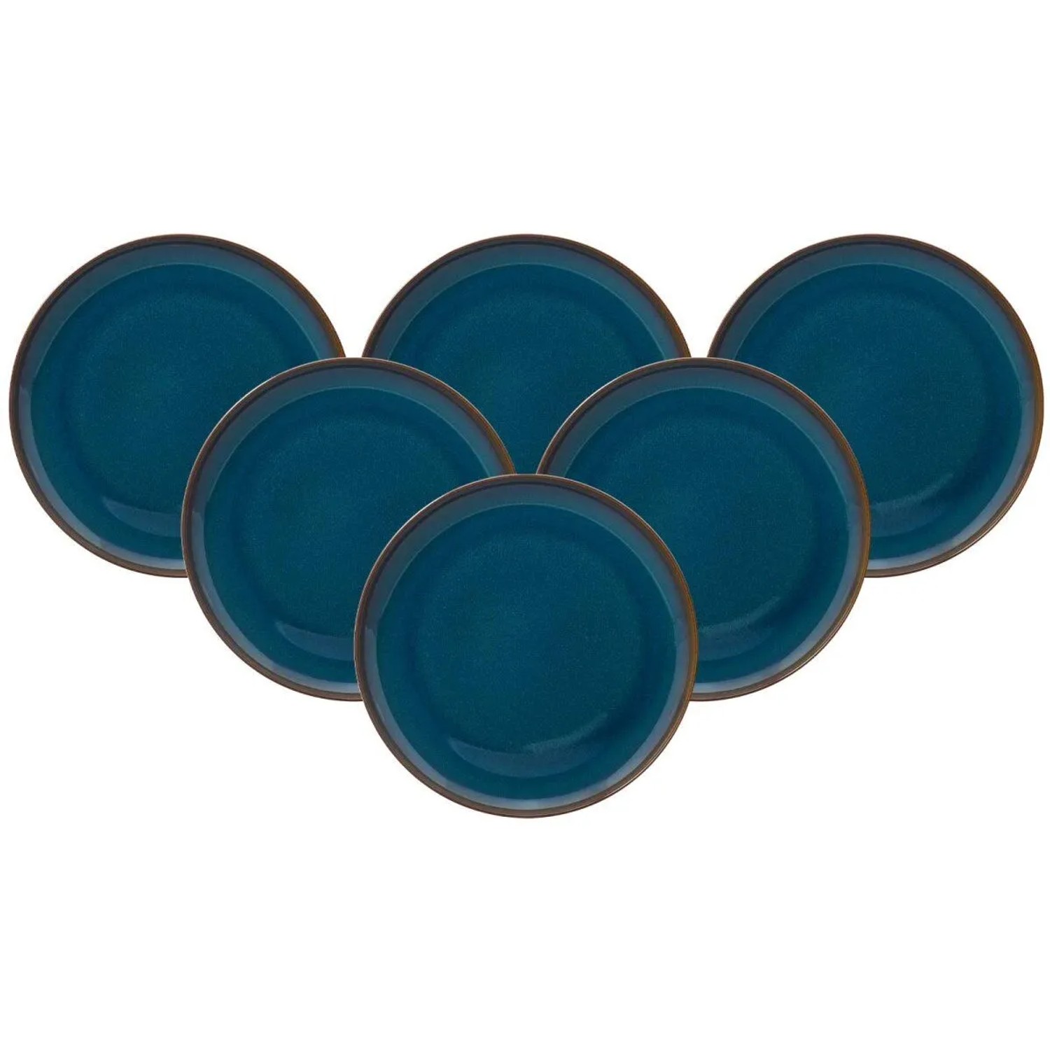 like. by Villeroy & Boch Crafted Speiseteller 25,9 cm 6er Set Denim