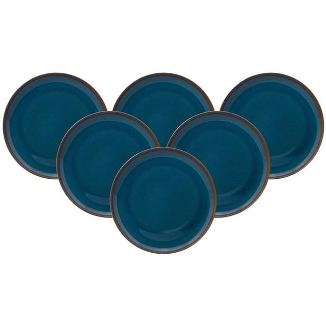 like. by Villeroy & Boch Crafted Speiseteller 25,9 cm 6er Set Denim