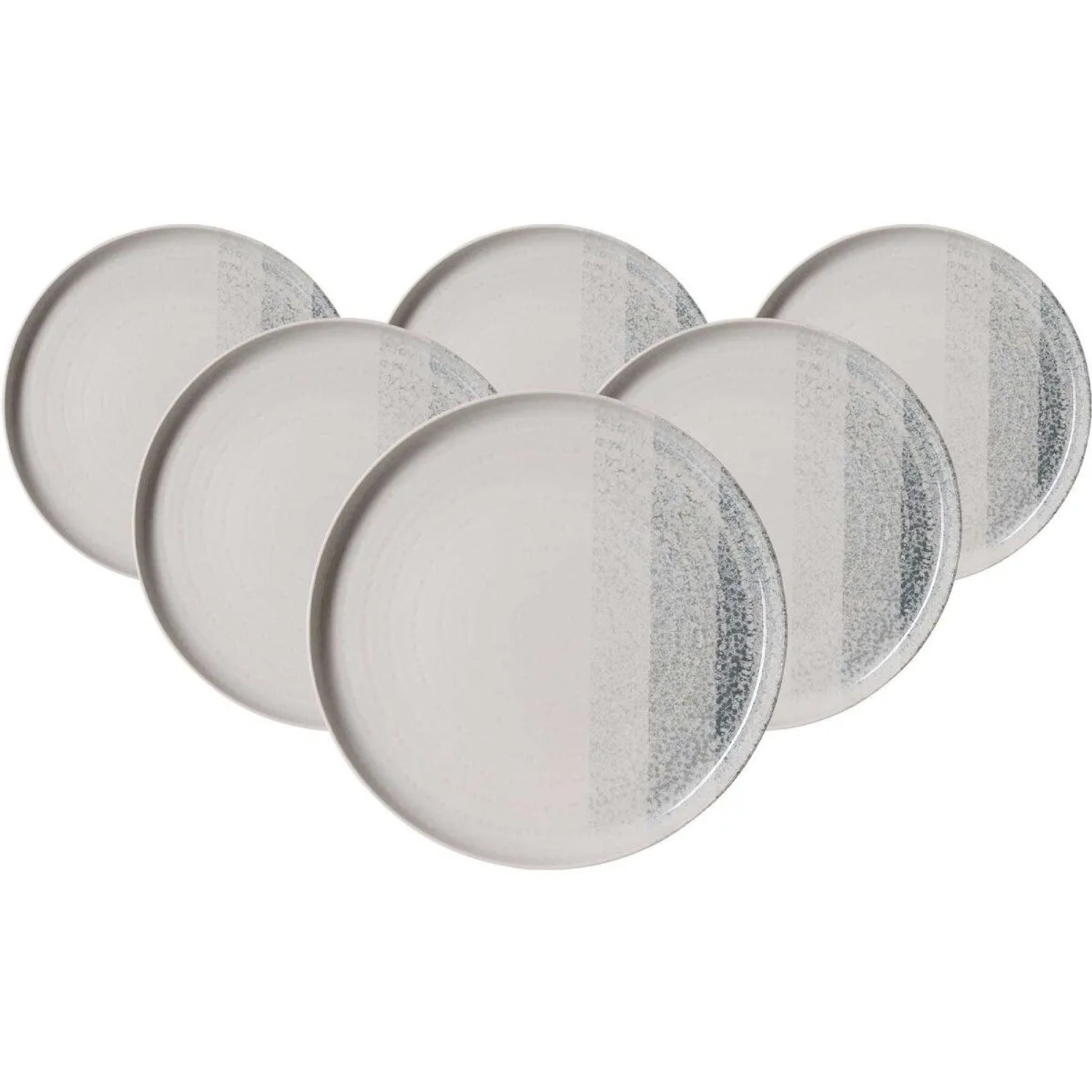 Ritzenhoff & Breker Trio Speiseteller 25 cm 6er Set Grau