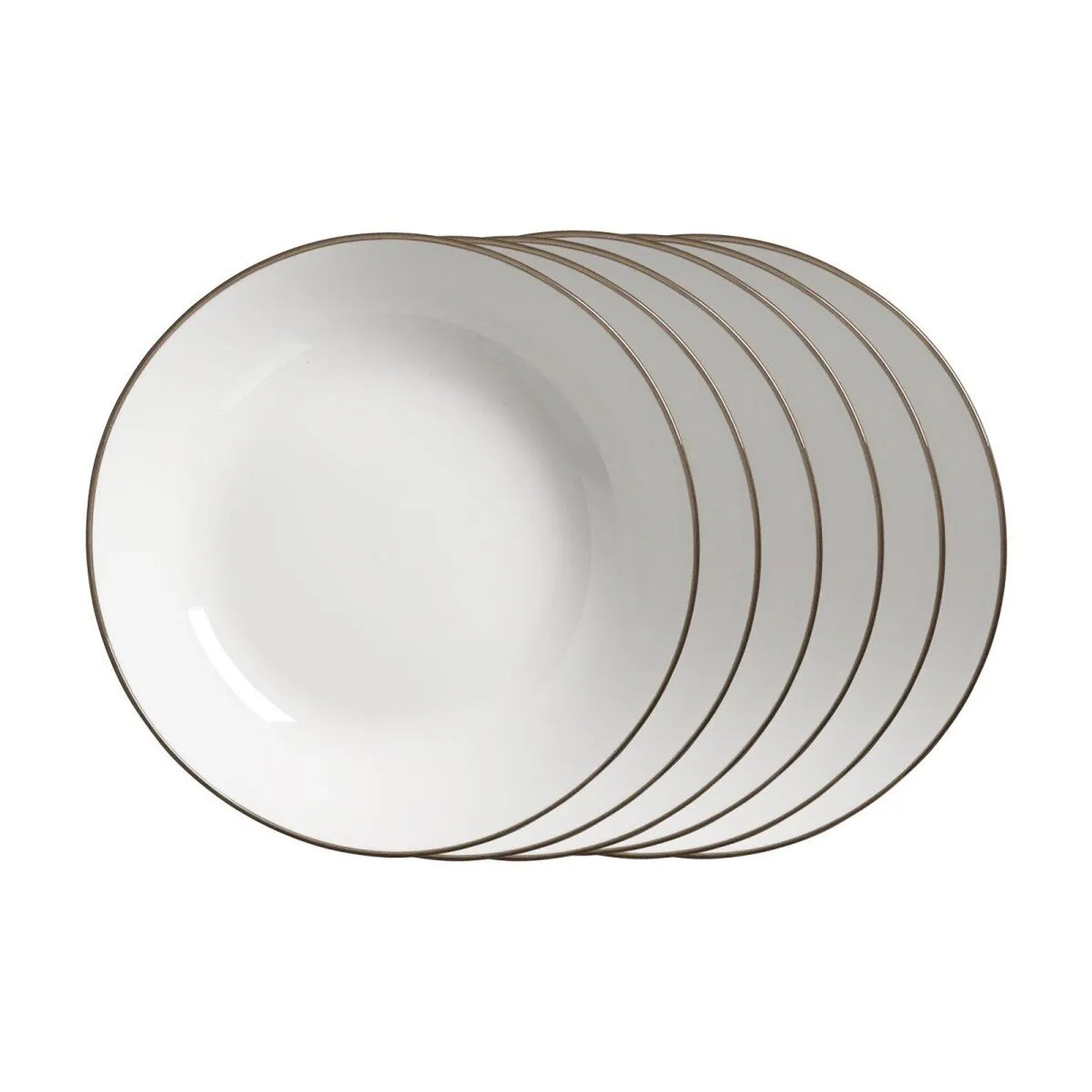 Ritzenhoff & Breker Adela Suppenteller 20 cm 6er Set Grau