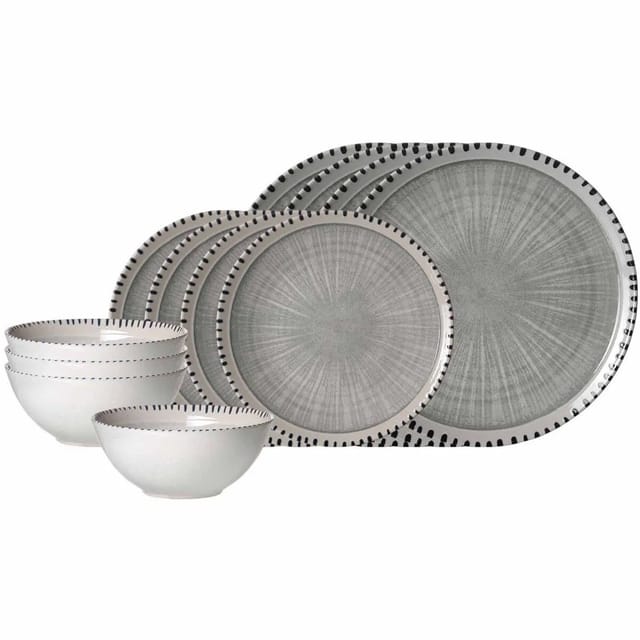 Ritzenhoff & Breker Natura Basic-Set 12-teilig Grau