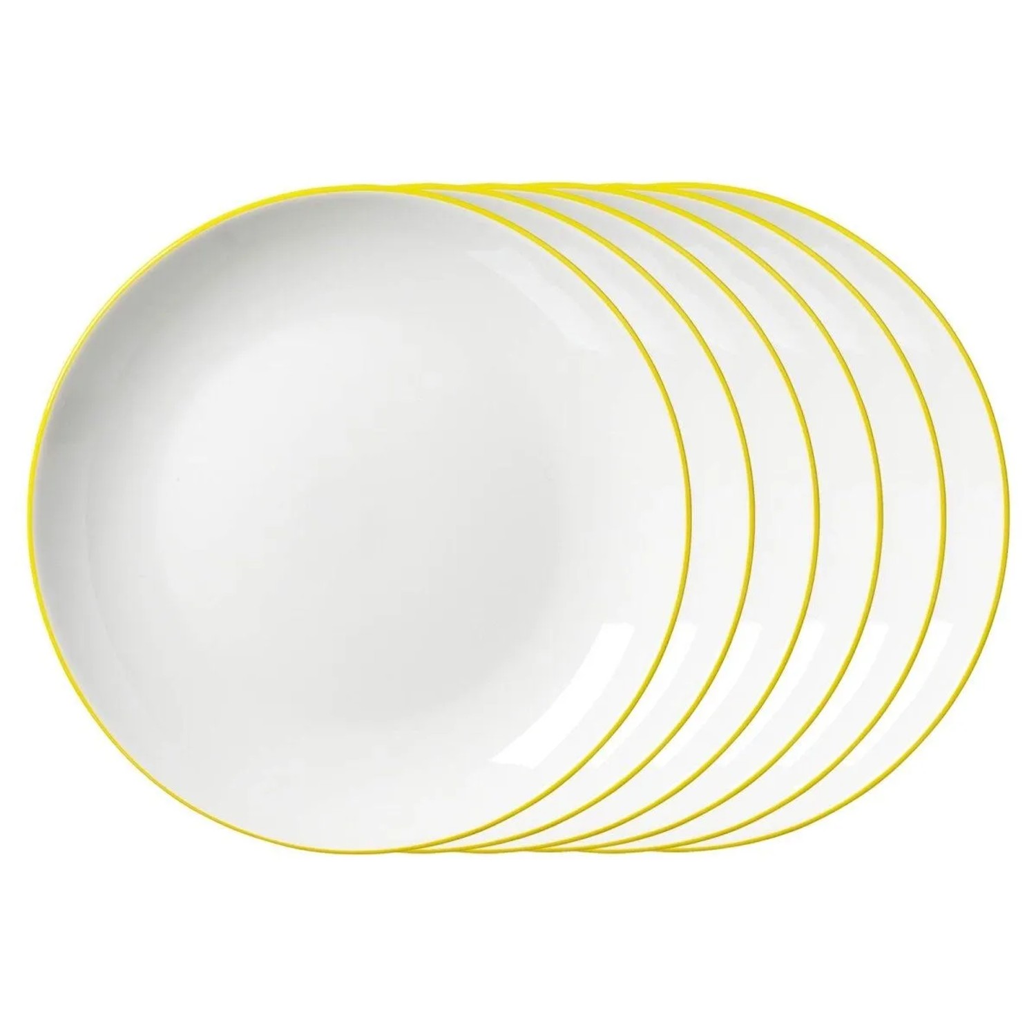 Ritzenhoff & Breker Adela Dessertteller 20,5 cm 6er Set Gelb