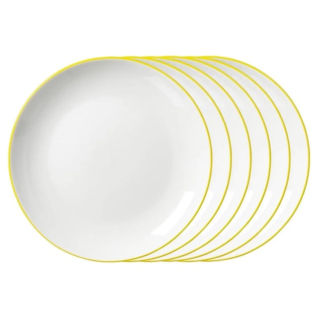 Ritzenhoff & Breker Adela Dessertteller 20,5 cm 6er Set Gelb
