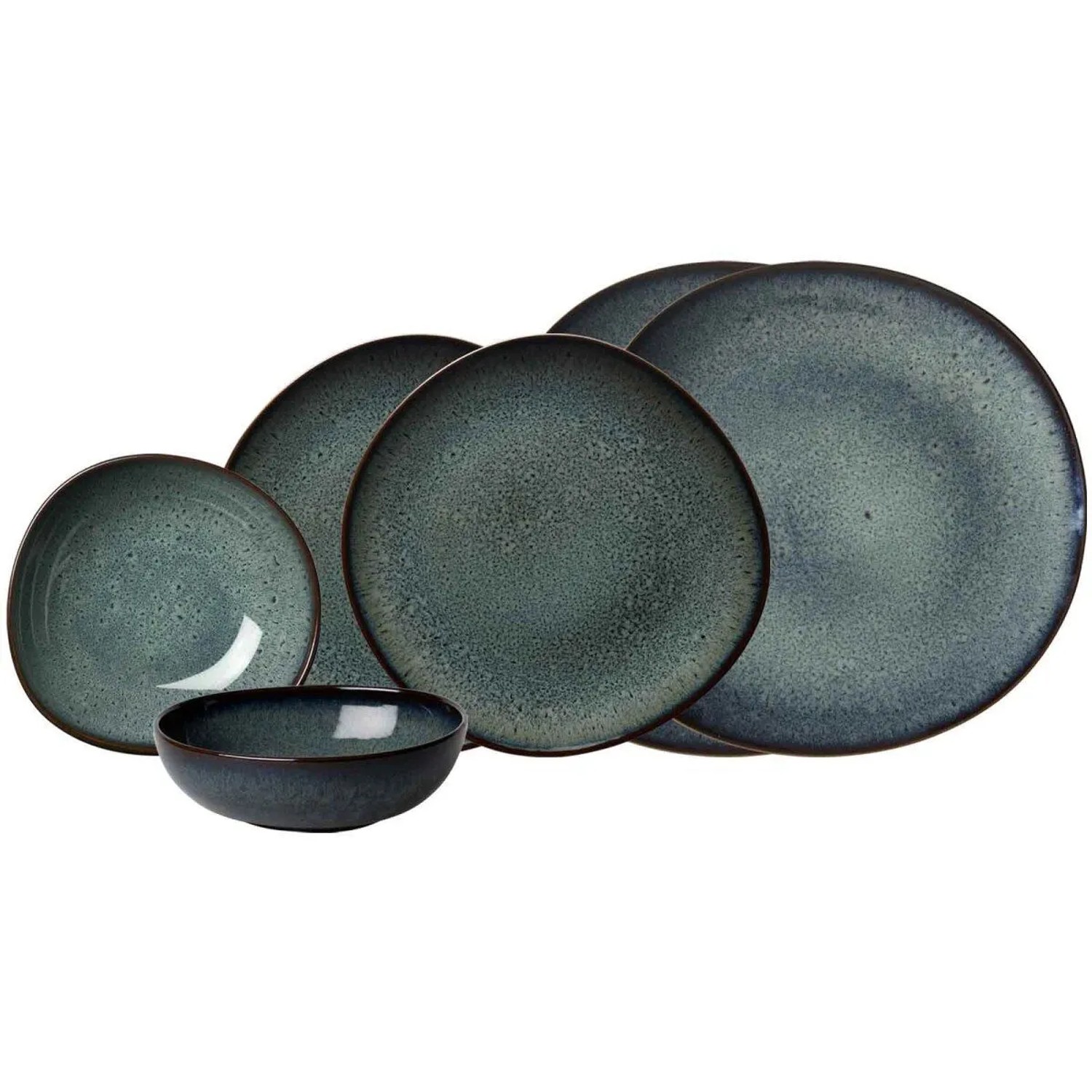 like. by Villeroy & Boch Lave Basic-Set 6-teilig Gris