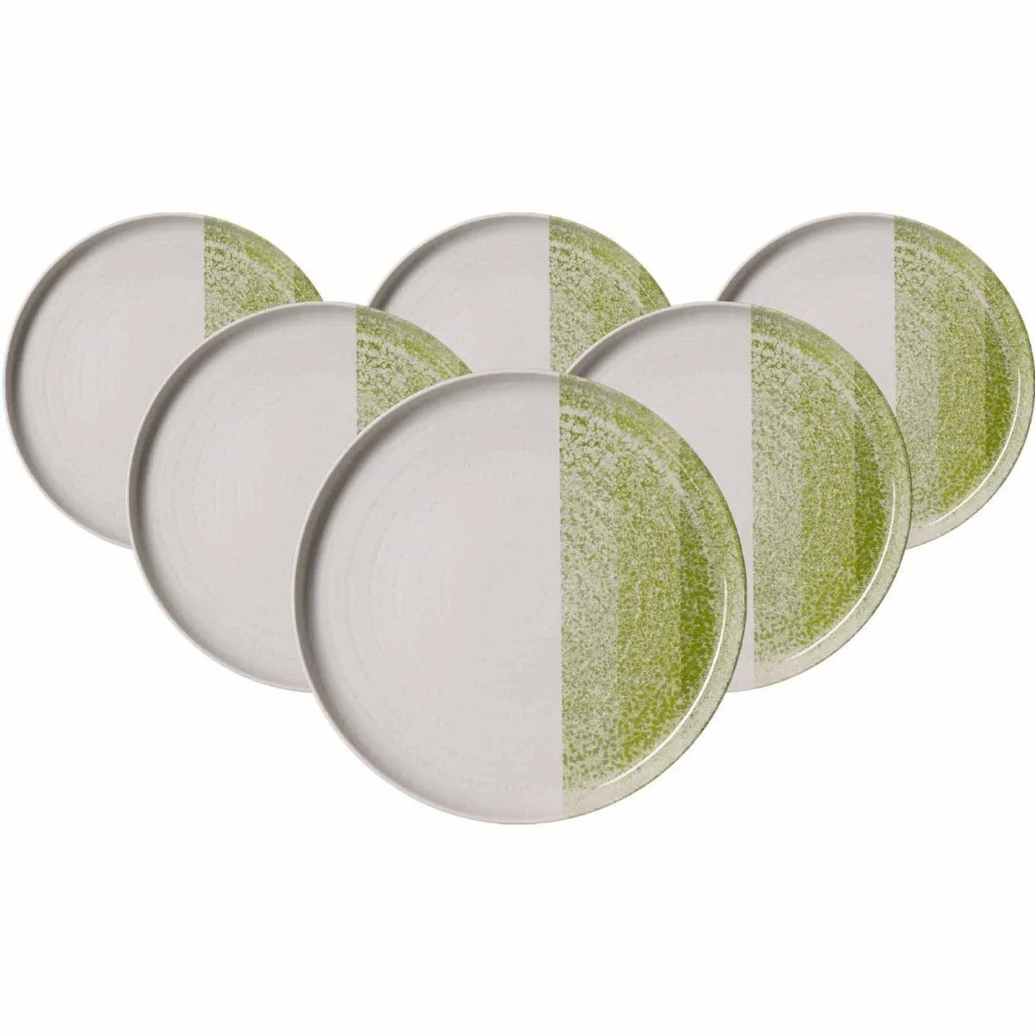 Ritzenhoff & Breker Trio Speiseteller 25 cm 6er Set Grün