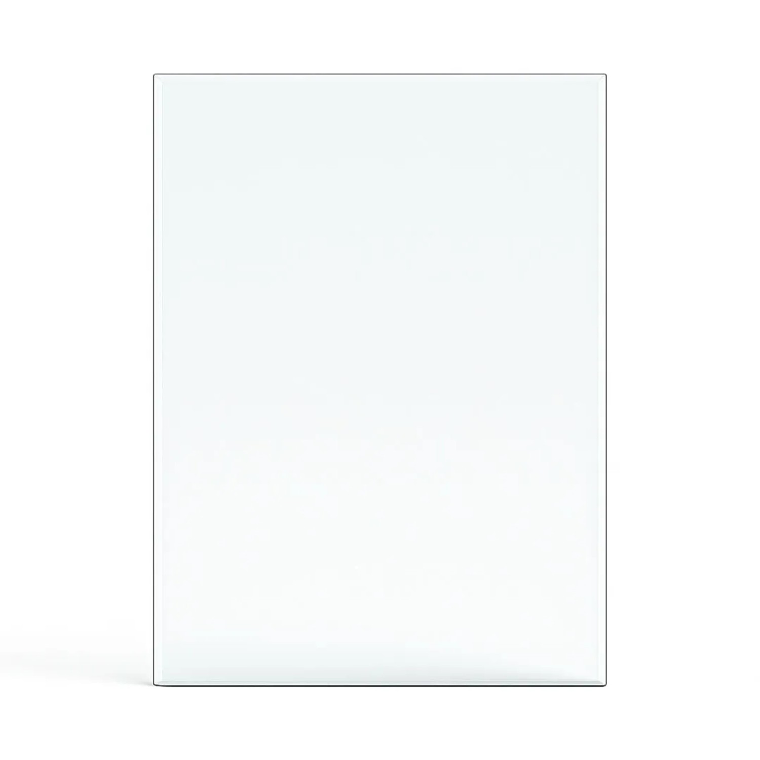 Feuercampus Funkenschutzplatte Glas für Kaminofen Rechteck 120 x 110 x 0,6 cm
