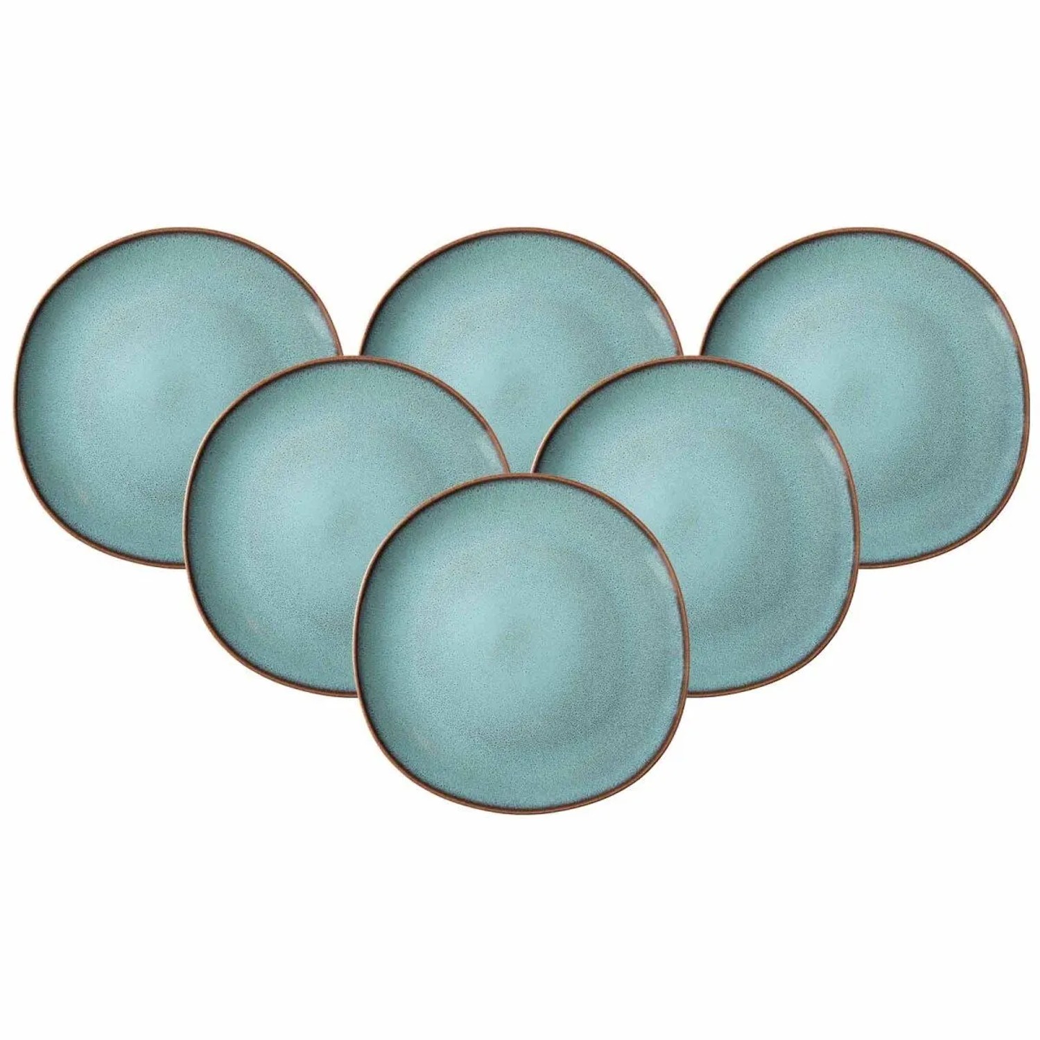 like. by Villeroy & Boch Lave Speiseteller 28 cm 6er Set Glacé