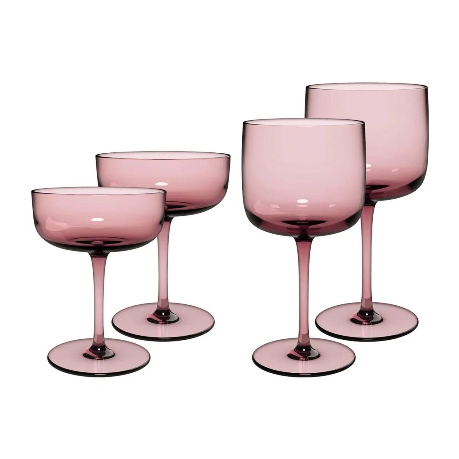 like. by Villeroy & Boch Like Glass Wein- und Sektgläser Set 4-teilig Grape