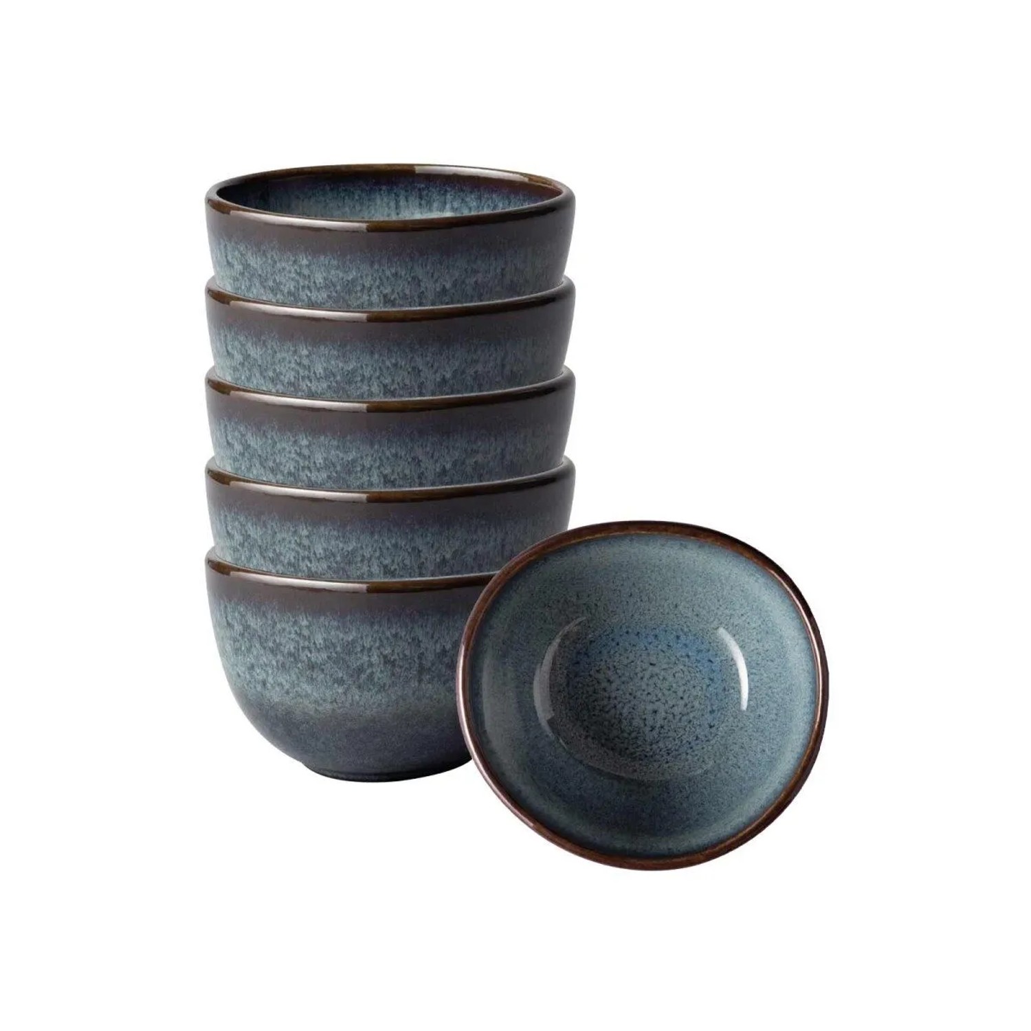 like. by Villeroy & Boch Lave Dipschälchen 10 x 9 cm 6er Set Gris