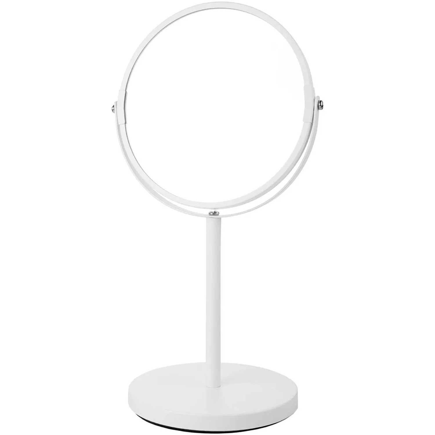 Euroshowers Tischkosmetikspiegel Weiß mit 3x Vergrößerung 16 cm