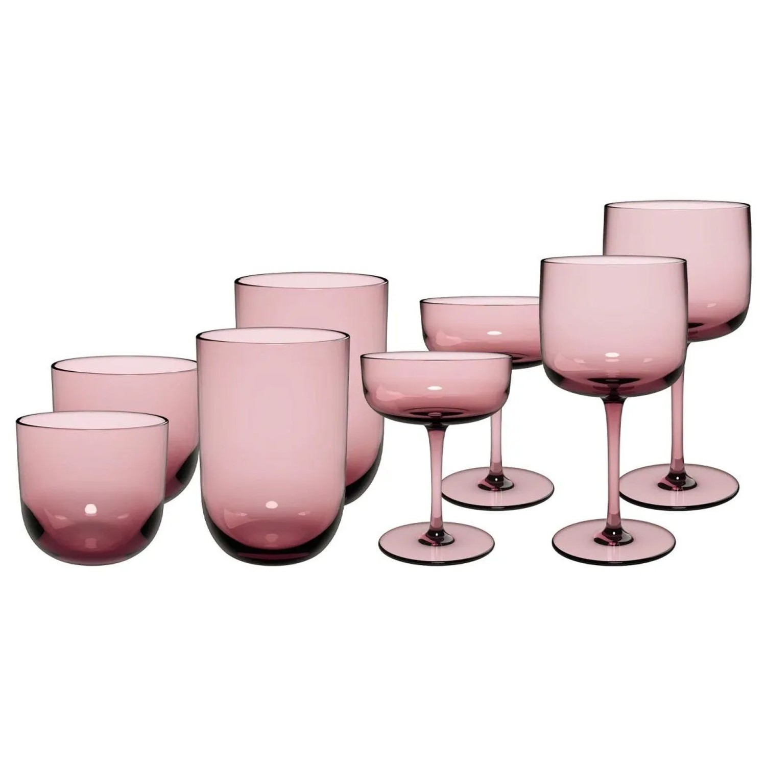 like. by Villeroy & Boch Like Glass Gläser Set 8-teilig Grape