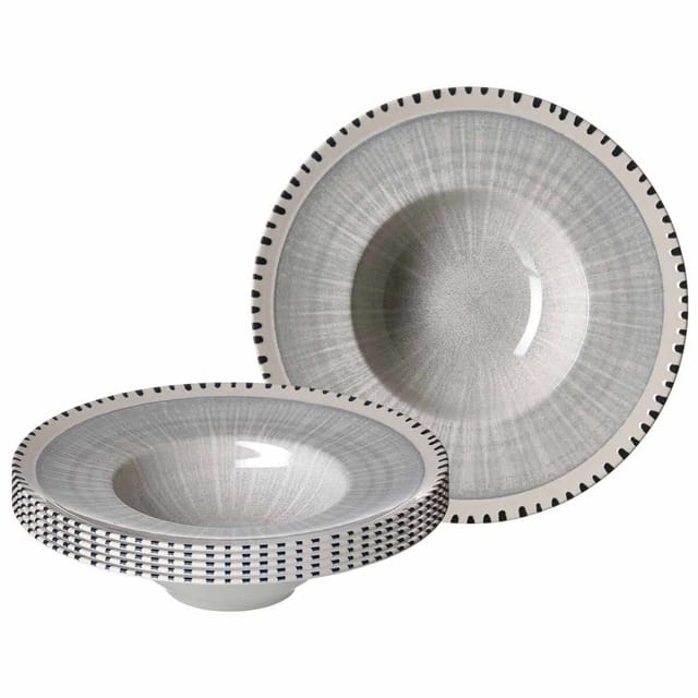 Ritzenhoff & Breker Natura Gourmetteller 28 cm 6er Set Grau