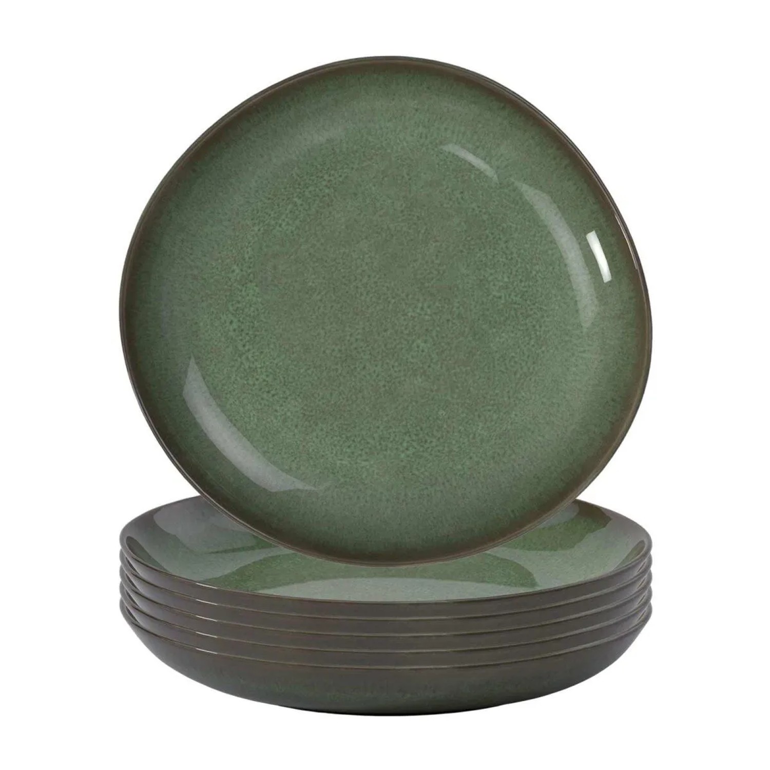 like. by Villeroy & Boch Lave Schalen Flach 27 cm 6er Set Vert
