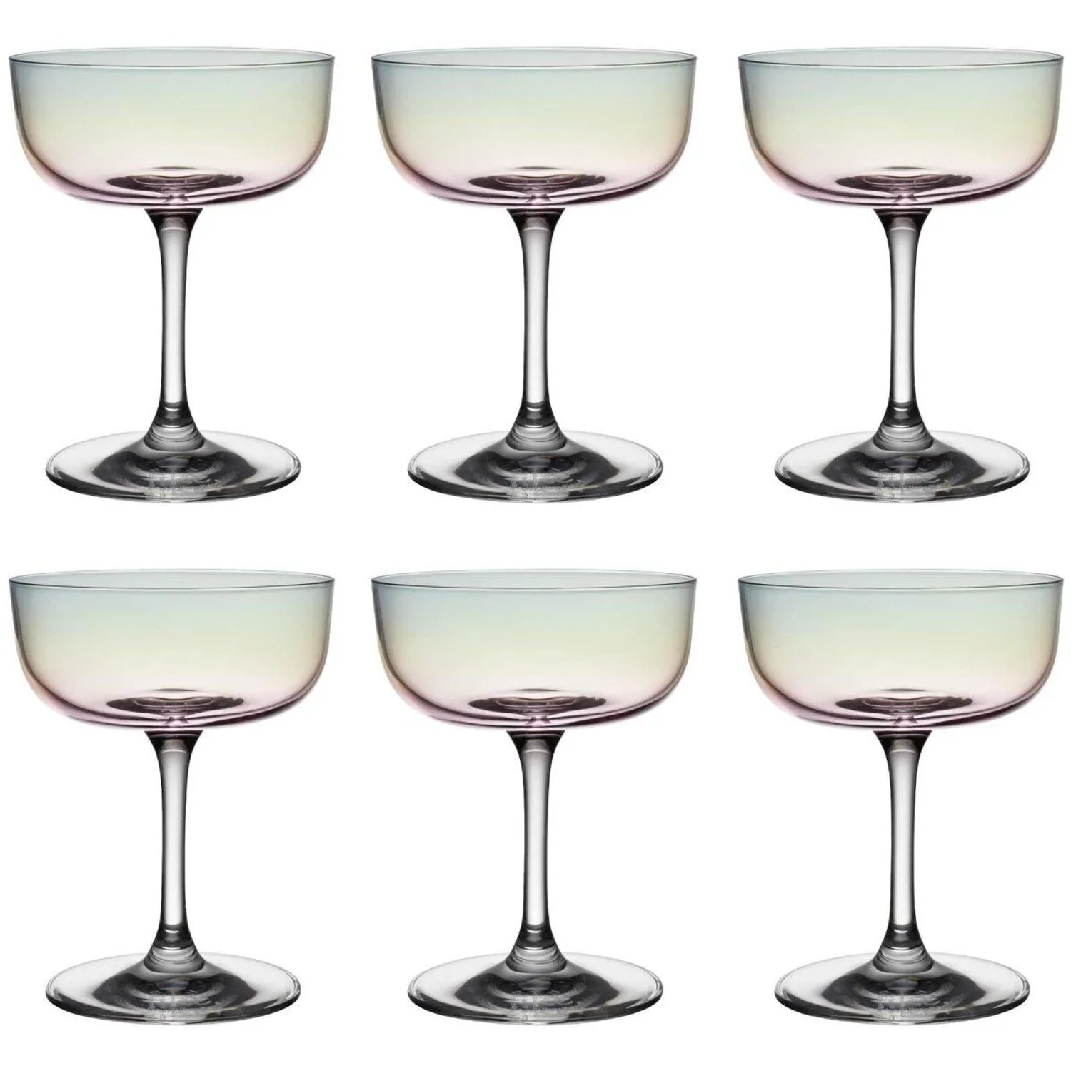 like. by Villeroy & Boch Like Glass Sektschalen Dessertschalen 100 ml 6er Set Pearl