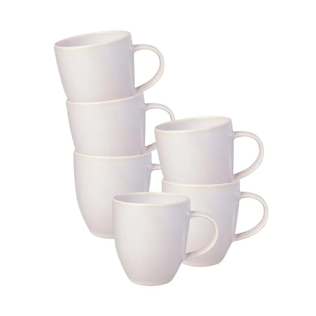 like. by Villeroy & Boch Crafted Kaffeebecher 358 ml 6er Set Cotton