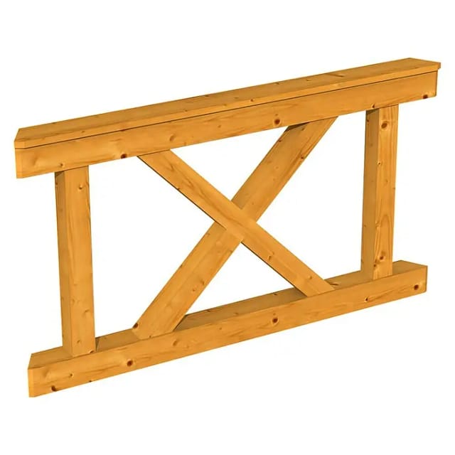SKANHOLZ Brüstung, BxH: 150 x 84 cm, eiche hell, Holz