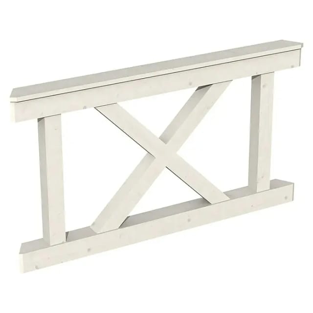 SKANHOLZ Brüstung, BxH: 150 x 84 cm, weiß, Holz