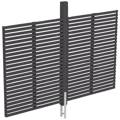 SKANHOLZ Rückwand, Breite: 78,5 cm, schiefergrau