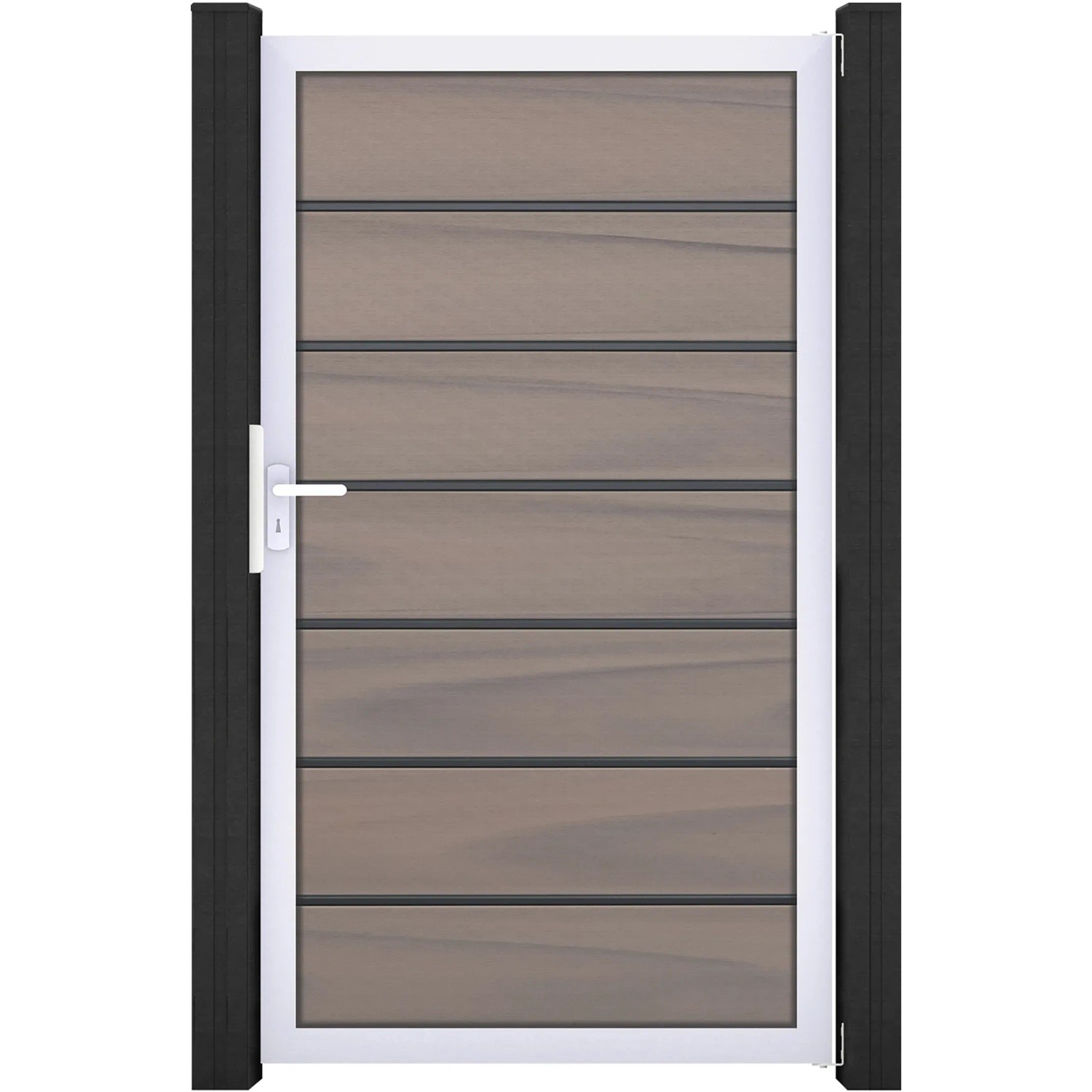 GroJa Tor Solid Grande Premium 150 cm x 180 cm Bi-Color Co-Extrudiert Rahmen EV1