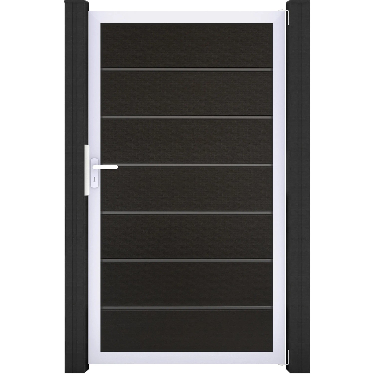 GroJa Tor Solid Grande Premium 150 cm x 180 cm Schwarz Co-Extrudiert Rahmen EV1
