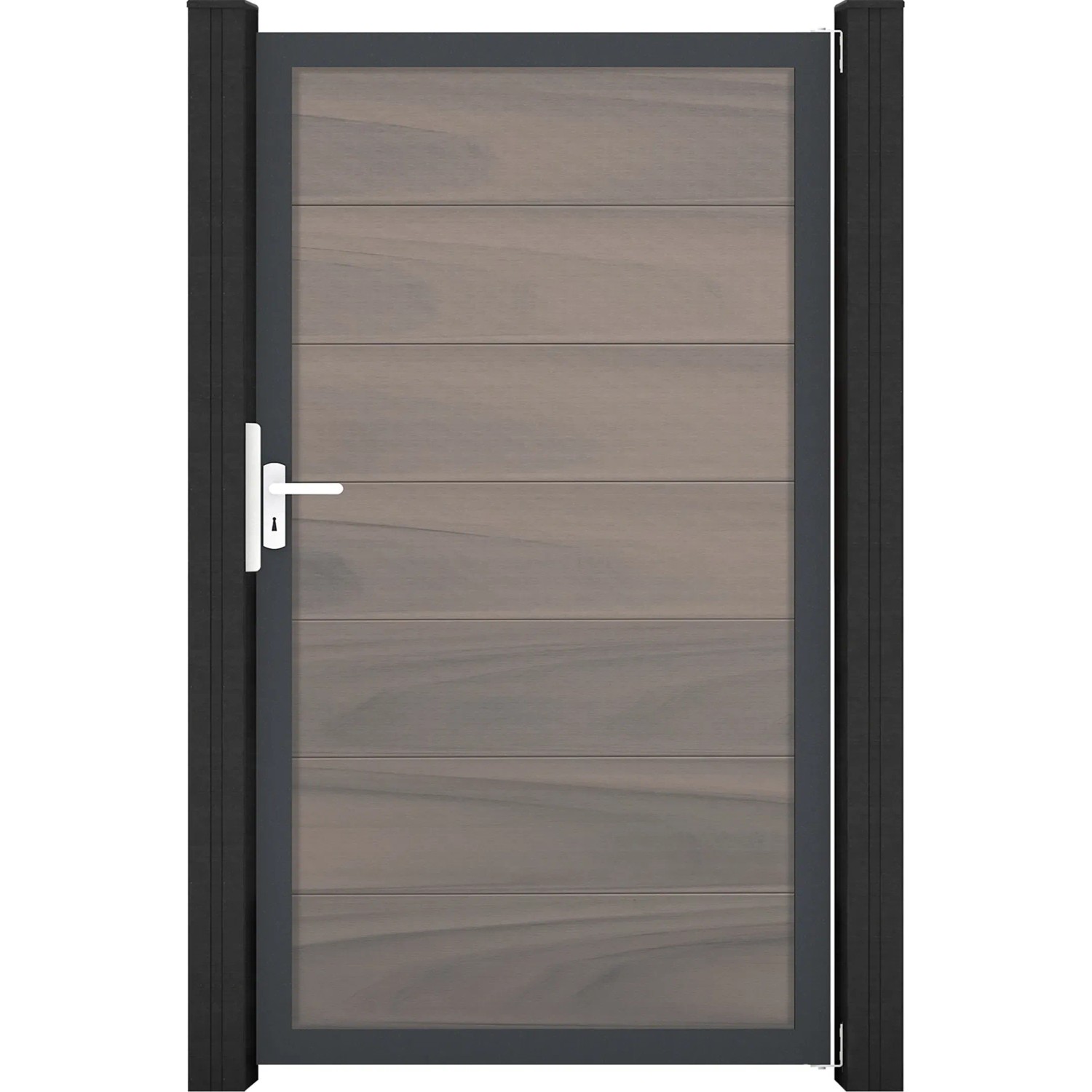 GroJa Tor Solid Grande 150 cm x 180 cm Bi-Color Co-Extrudiert Rahmen DB703