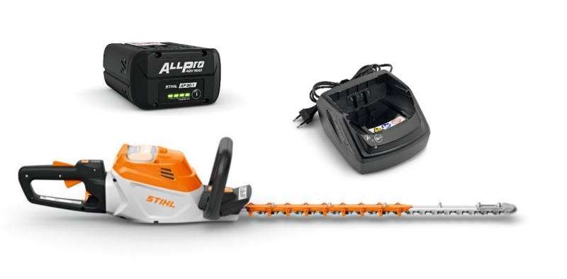 STIHL HSA 140 T Schnittlänge 60 cm mit ALLPRO Akku AP 30.1 und Ladegerät AL 101 Bild 2