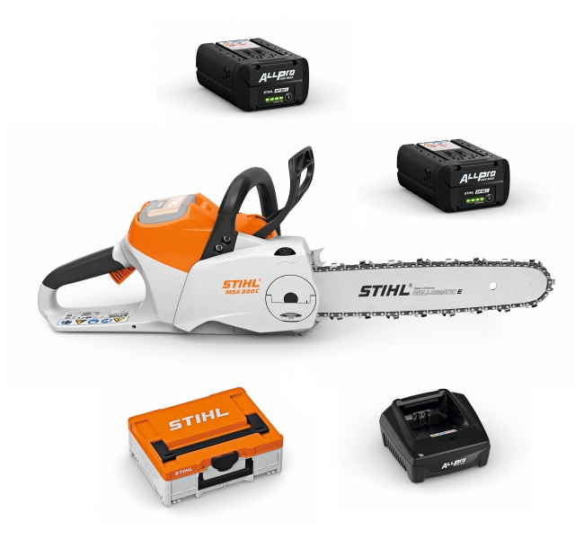 STIHL MSA 220.0 C-B 40cm mit 2x Akku AP 30.1 ALLPRO Design und Ladegerät AL 301.1 in Akku-Box S Bild 2