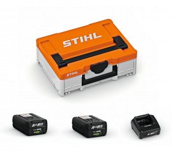 STIHL Akku-Box S SYSTAINER mit 2x AP 30.1 ALLPRO Design + Ladegerät AL 301.1